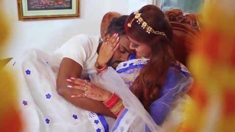 Young Indian Wife First Time Sex On Her Wedding Night With Her Desi Husband