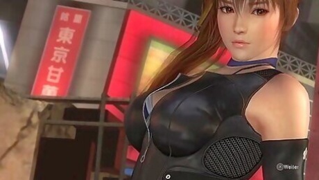 Dead Or Alive - Boobs Jiggle - Kasumi Black Warrior