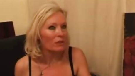 Casting French Blonde Mature Housewife