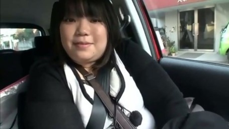This fat Japanese slut loves to eat for sure and she loves the dick