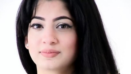 Middle Eastern Curvy Beauty Makes Her Porn Debut