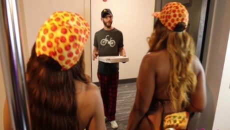 Pizza Sluts receives Special PIZZA DELIVERY