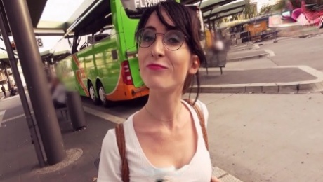 GERMAN STUDENT TEEN PUBLIC PICK UP IN BERLIN POV