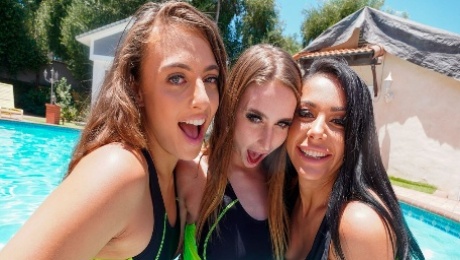 Video  Perfect hotties Laney Grey, Gia Derza and Gianna Grey love nasty sex