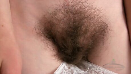 Big tits very hairy bitch loves taking off her clothes